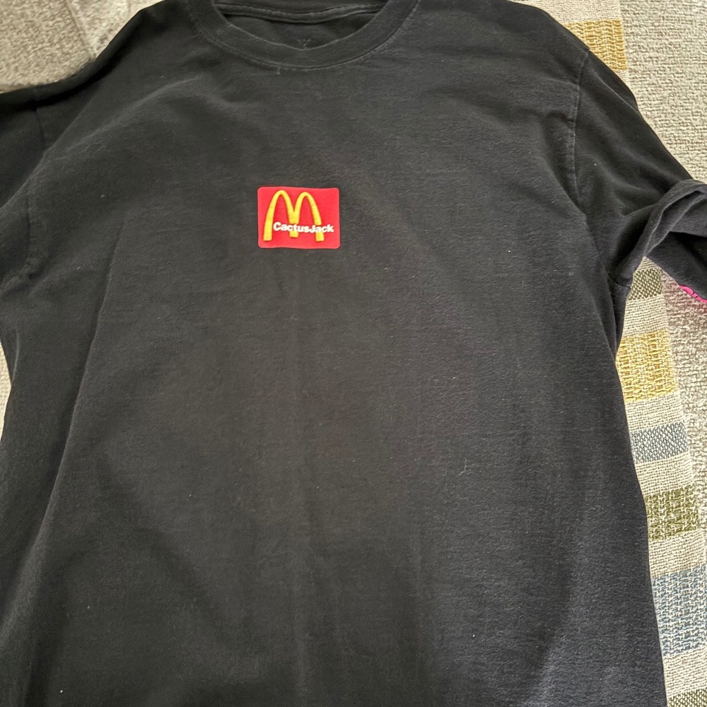 Cactus Jack by Travis Scott x McDonald's Action Figure Space Long-Sleeve T-Shirt